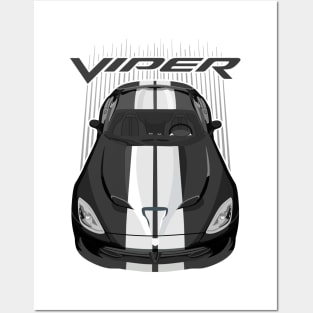 Viper SRT-black and white Posters and Art